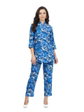 Blue Petal Luxe Kurti Co-Ord Set